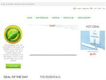 Tablet Screenshot of ecigorganic.com